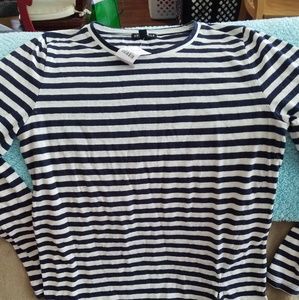 J. Crew long sleeve striped shirt